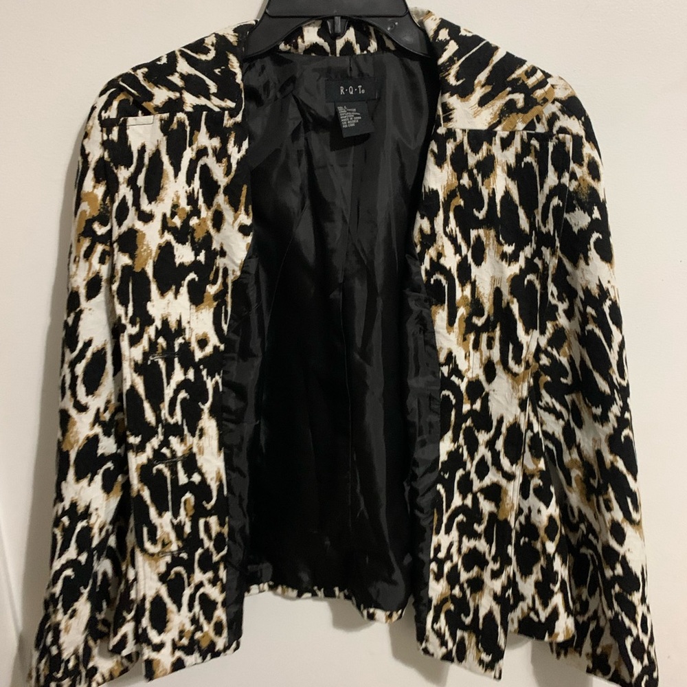 RQT Cheetah Jacket- Sz L